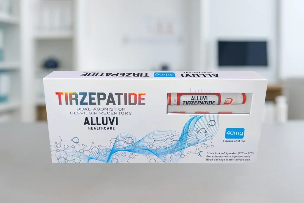 tirzepatide 40mg Tirzepatide 40 mg peptide vial for laboratory research